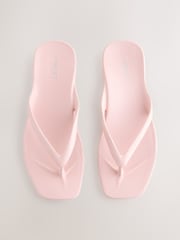 Blush Pink Standard Fit Flexi Comfort Flip Flops - Image 1 of 5