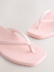 Blush Pink Standard Fit Flexi Comfort Flip Flops - Image 3 of 5