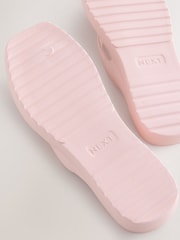 Blush Pink Standard Fit Flexi Comfort Flip Flops - Image 5 of 5