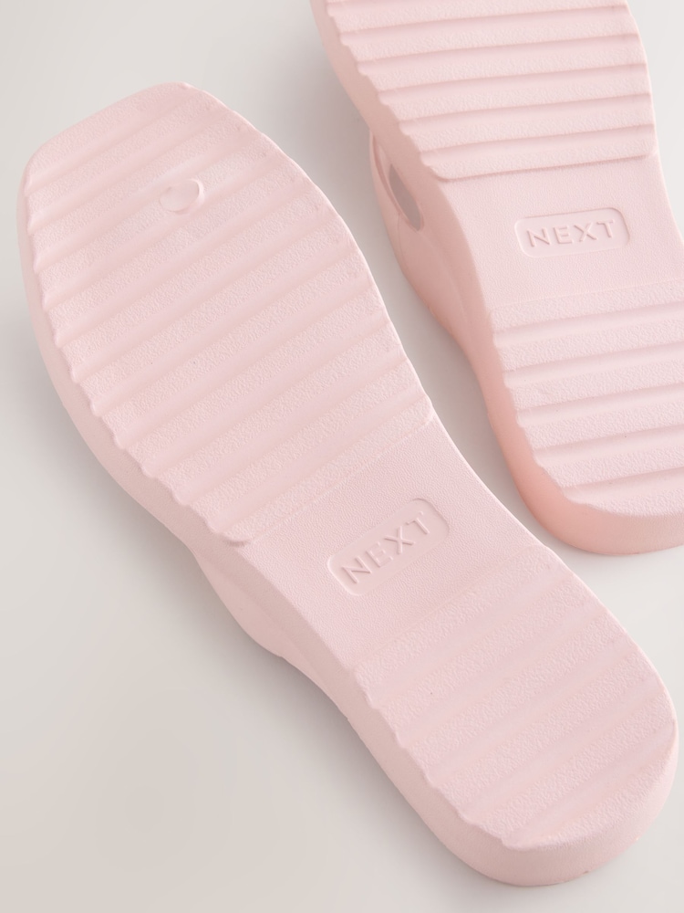 Blush Pink Standard Fit Flexi Comfort Flip Flops - Image 5 of 5 Blush Pink Standard Fit Flexi Comfort Flip Flops - Image 5 of 5