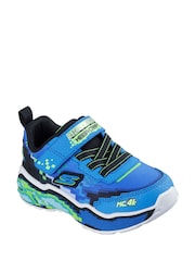 Skechers Blue Mega Scene Trainers - Image 3 of 4
