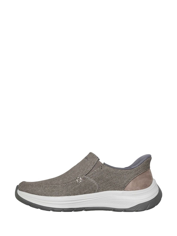 Коричневый - Skechers Decklan - Обувь-слипоны Gulliver - Изображение 1 4