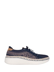 Skechers Blue Wilshire Blvd Bellevue Trainers - Image 1 of 4