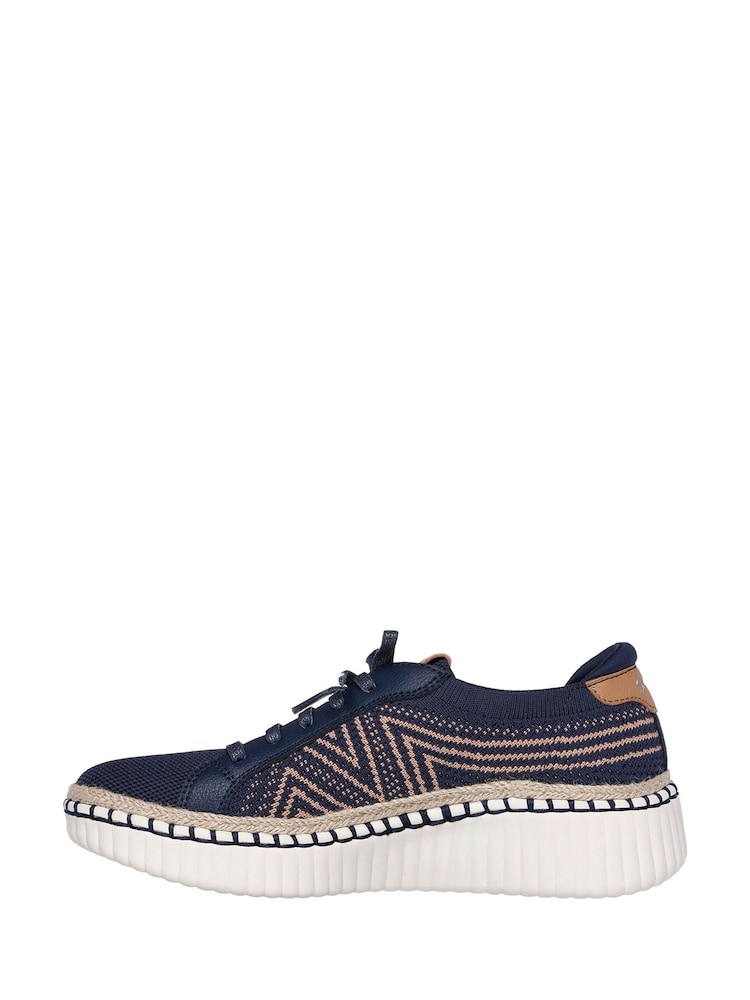 Skechers Blue Wilshire Blvd Bellevue Trainers - Image 2 of 4
