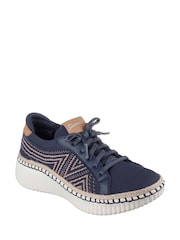 Skechers Blue Wilshire Blvd Bellevue Trainers - Image 3 of 4
