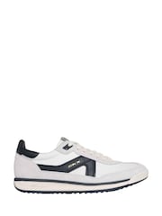 Skechers White Court & Classics 92 Spective Trainers - Image 1 of 4