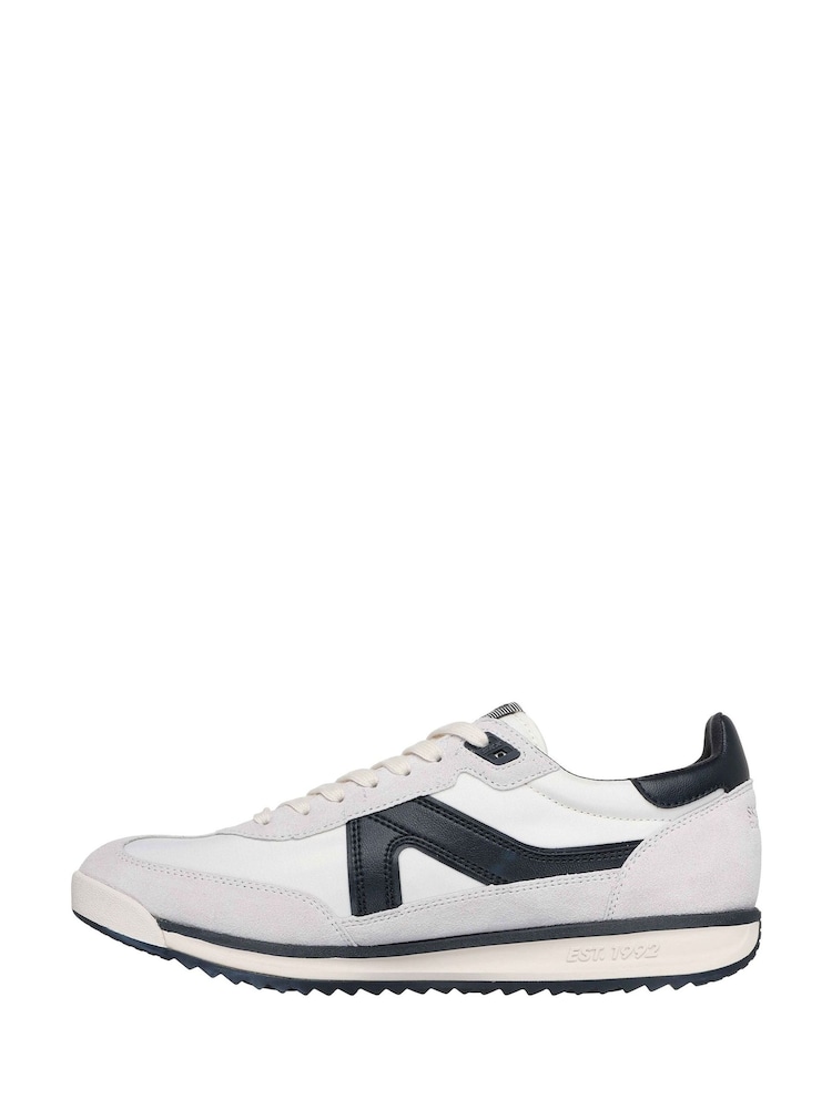 Skechers White Court & Classics 92 Spective Trainers - Image 2 of 4