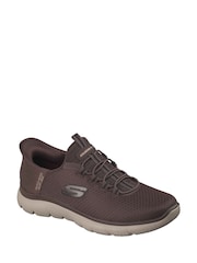 Skechers Brown Slip Ins Summits High Range Trainers - Image 3 of 4