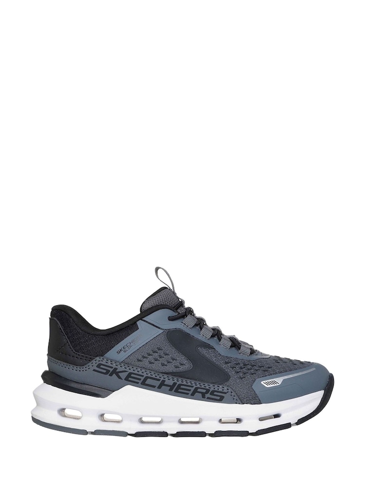 Skechers Grey Glide-Step Plus Vista-Lane Trainers - Image 2 of 4