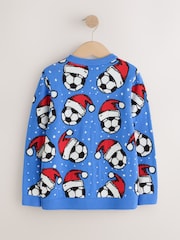 Navy/Red Christmas Jumper (3-16yrs) - Image 5 of 7