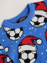 Navy/Red Christmas Jumper (3-16yrs) - Image 6 of 7
