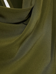 Reiss Olive Green Wrenley Dress - Image 7 of 7