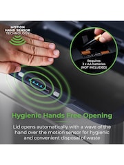 Tower Stainless Steel Ozone 60L Sensor Bin - Image 5 of 11