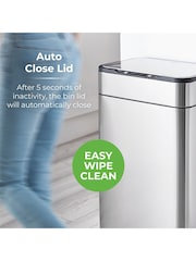 Tower Stainless Steel Ozone 60L Sensor Bin - Image 8 of 11