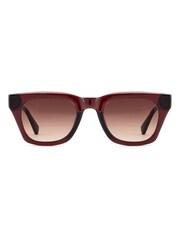 Prive Revaux Red Rectangular Sunglasses - Image 1 of 4