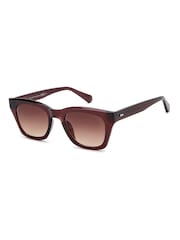 Prive Revaux Red Rectangular Sunglasses - Image 2 of 4