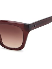 Prive Revaux Red Rectangular Sunglasses - Image 4 of 4