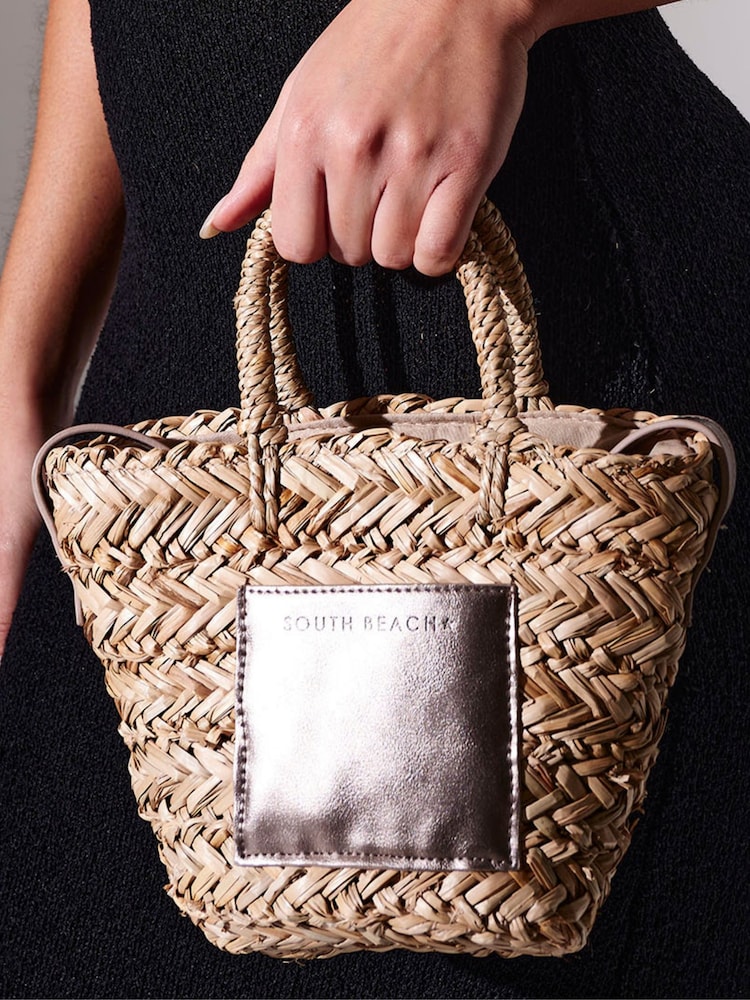 South Beach Natural Straw Starfish Grab Bag - Image 2 of 4