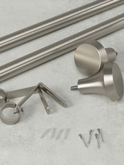 Umbra NICKEL Ella Curtain Pole 91- 183cm - Image 4 of 5