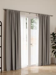 Umbra Nickel Twilight Double Curtain Pole 76- 213cm - Image 1 of 5