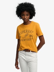 Superdry Gold Vintage Prep T-Shirt - Image 1 of 4