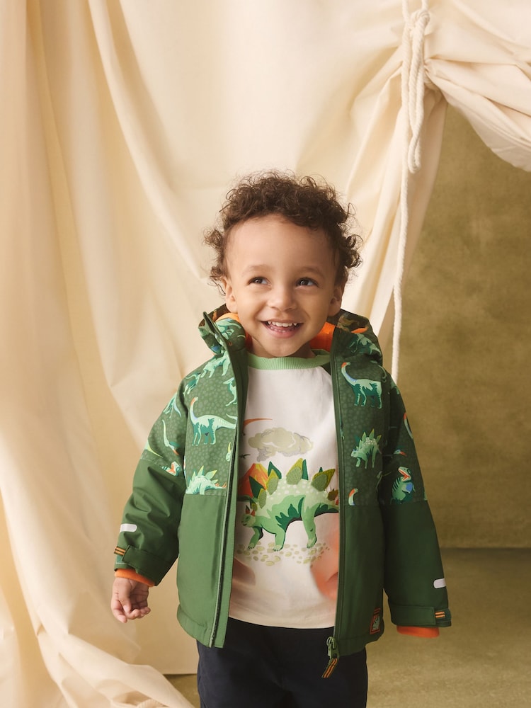 Cath Kidston Green Dino Anorak (3mths-7yrs) - Image 2 of 7 Cath Kidston Green Dino Anorak (3mths-7yrs) - Image 2 of 7
