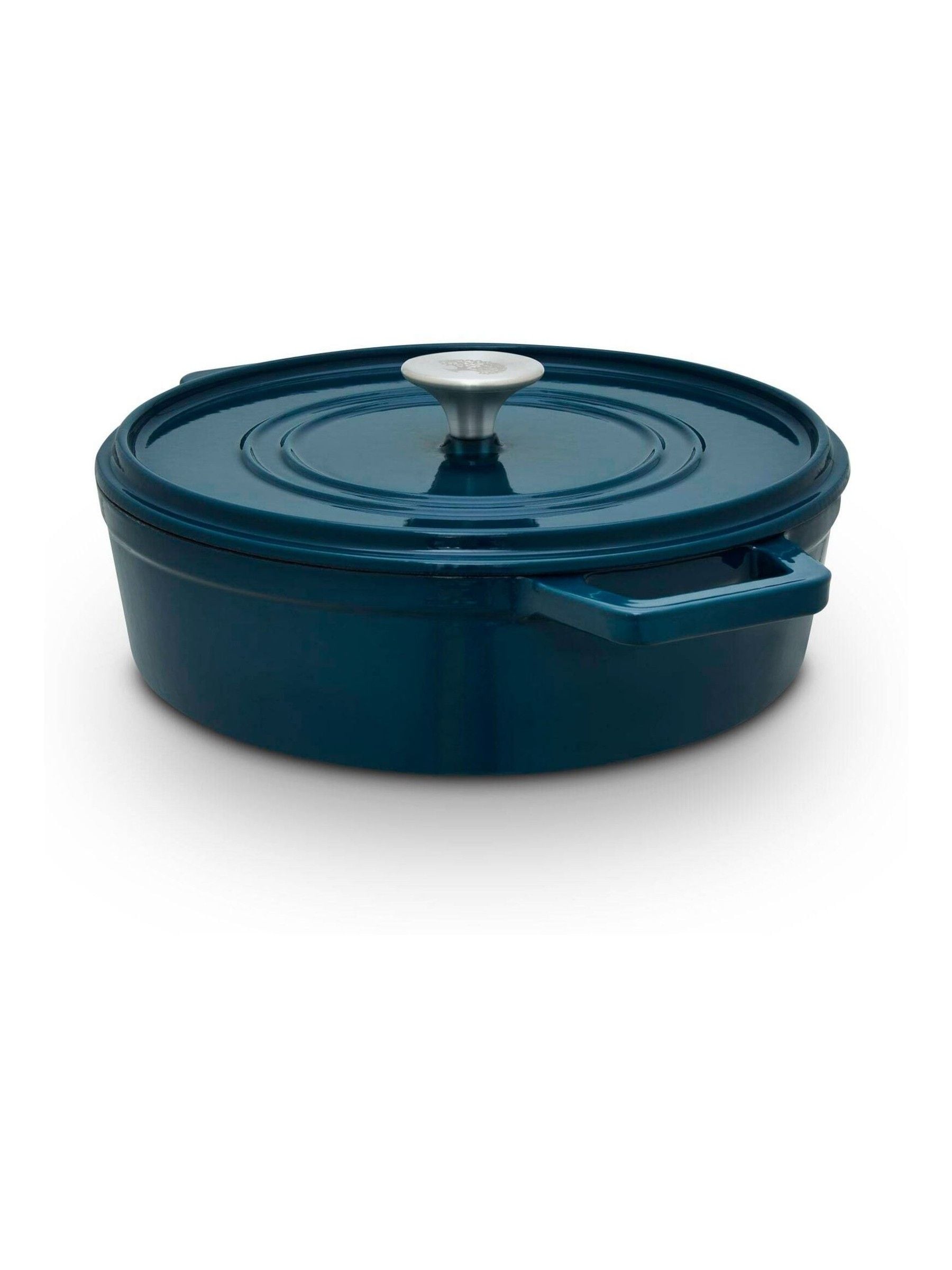 Barbary & Oak Barbary Oak Bo800322agv Nattura 28Cm/3.6L Shallow Cast Iron Casseroledutch Ovencooking Pot - Image 8
