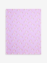 Unicorn Sherpa Fleece Throw - Image 1 of 1