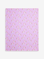 Unicorn Sherpa Fleece Throw - Image 5 of 5