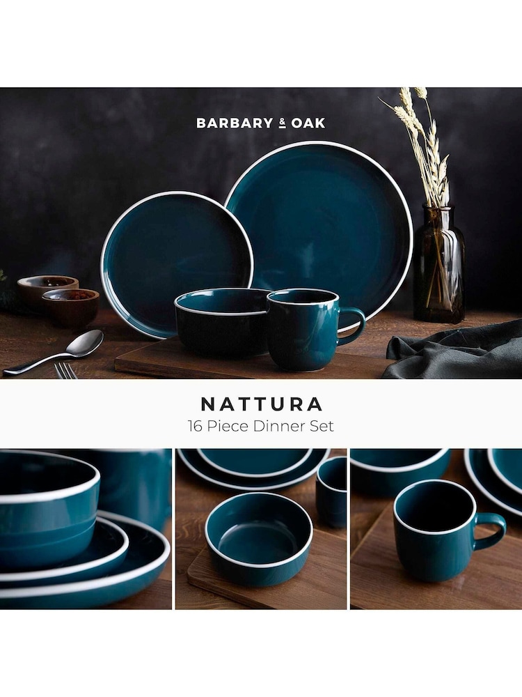 Barbary and Oak Agave Nattura 16 Piece Dinner Set - Image 2 of 9