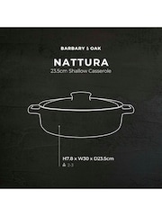 Barbary and Oak Cashmere Nattura Shallow Casserole - Image 6 of 9