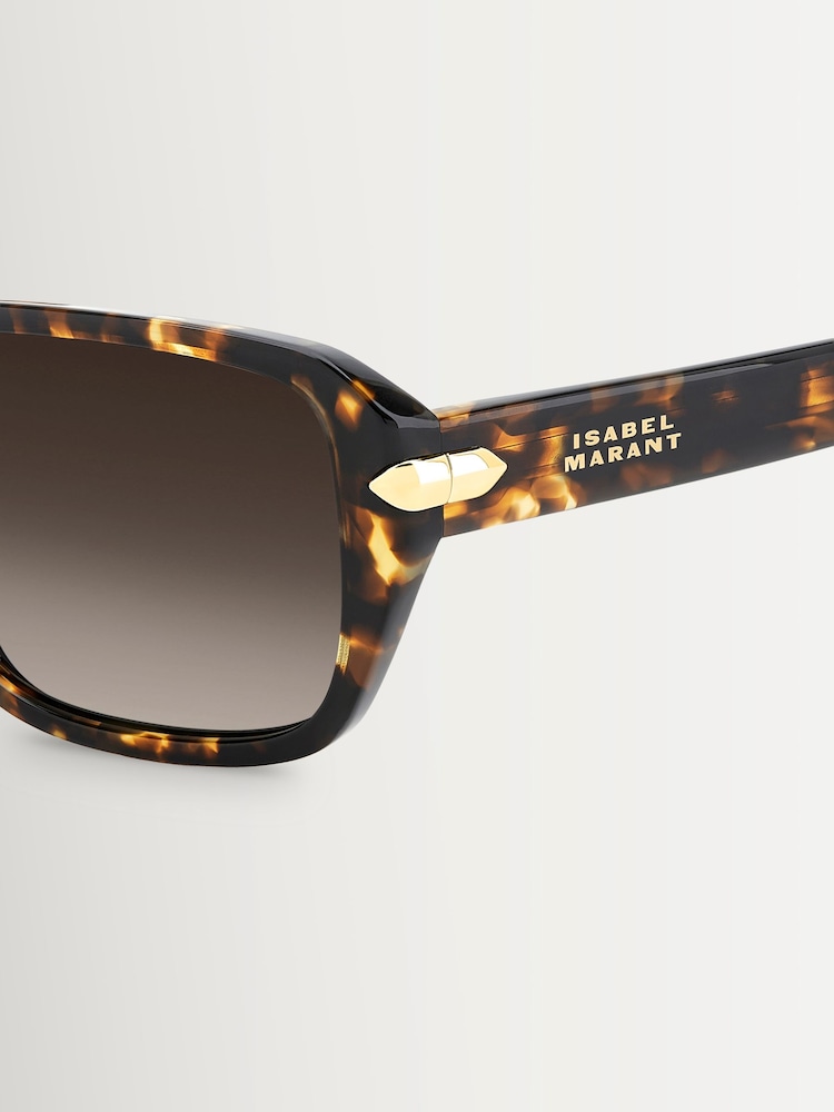 Isabel Marant Brown Rectangular Sunglasses - Image 4 of 4