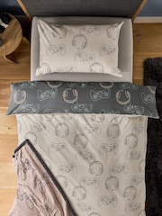 Linear Gamer Cotton gamer Duvet Cover and Pillowcase Set - Image 3 of 6