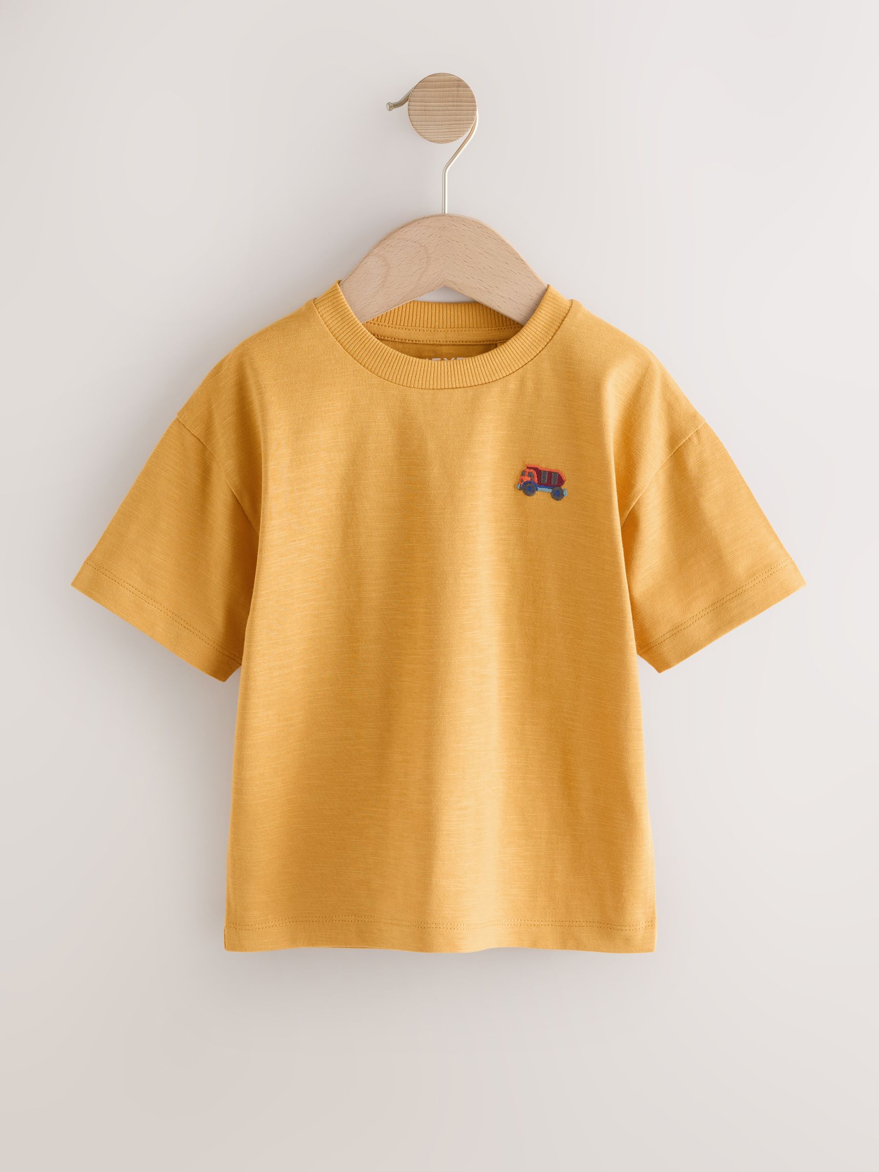 Buy Multi Bright Transport Embroidery Relaxed Fit Short Sleeve T