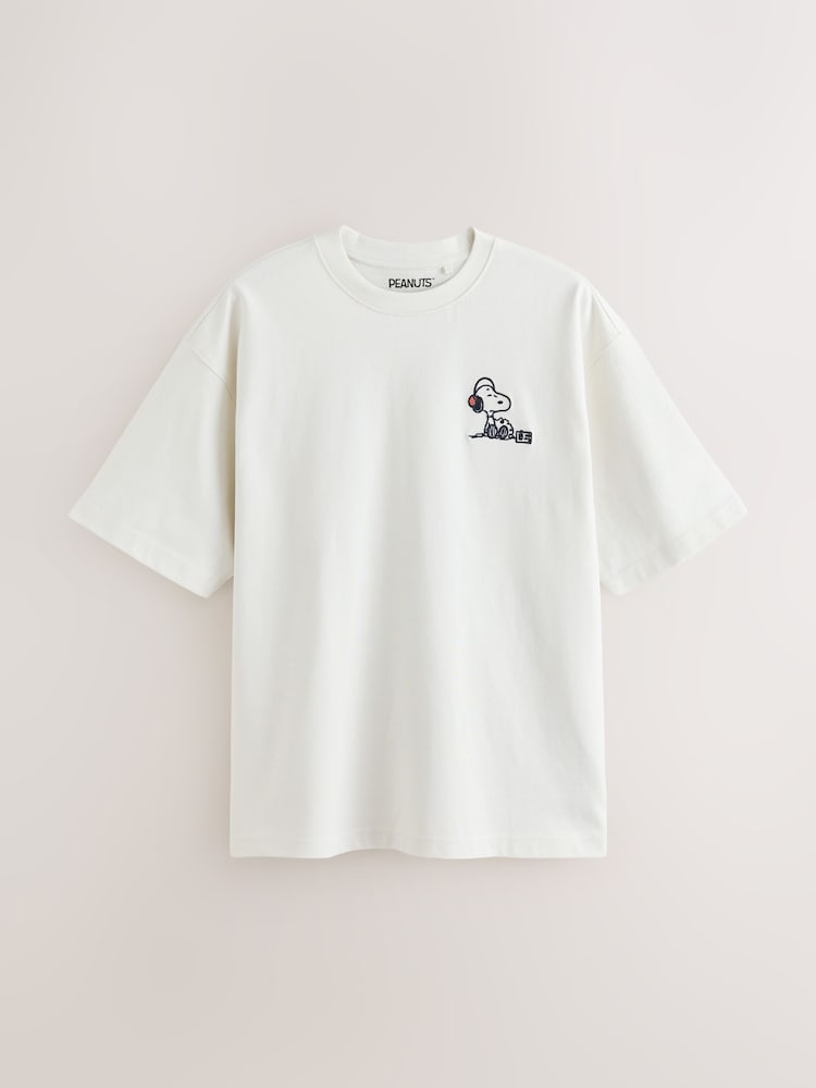 White Tapes Snoopy Graphic T-Shirt - Image 1 of 1 White Tapes Snoopy Graphic T-Shirt - Image 1 of 1