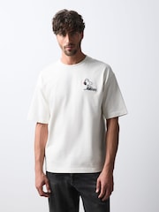 White Tapes Snoopy Graphic T-Shirt - Image 3 of 8