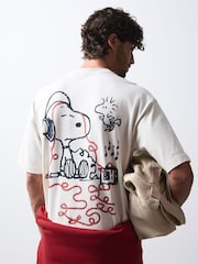 White Tapes Snoopy Graphic T-Shirt - Image 4 of 8