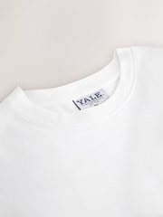 白色 - Lightweight Relaxed Yale T-Shirt - 圖片 7，共 8