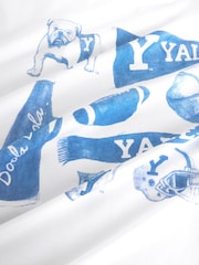 白色 - Lightweight Relaxed Yale T-Shirt - 圖片 8，共 8