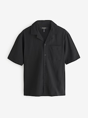 River Island Regular Fit Seersucker Textured Shirt - Attēls 5 no 5