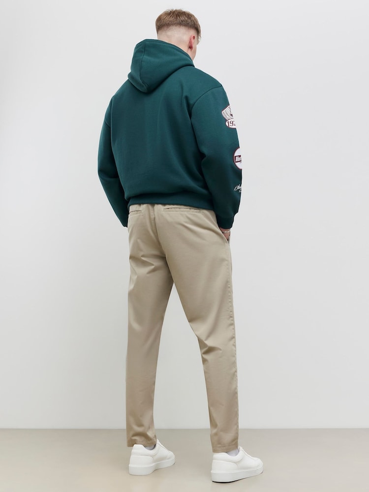 River Island Natural Straight Leg Elasticated Waist Trousers - Image 2 of 4 River Island Natural Straight Leg Elasticated Waist Trousers - Image 2 of 4