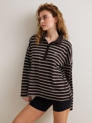 TALA Brown Rugby Polo Shirt - Image 1 of 3