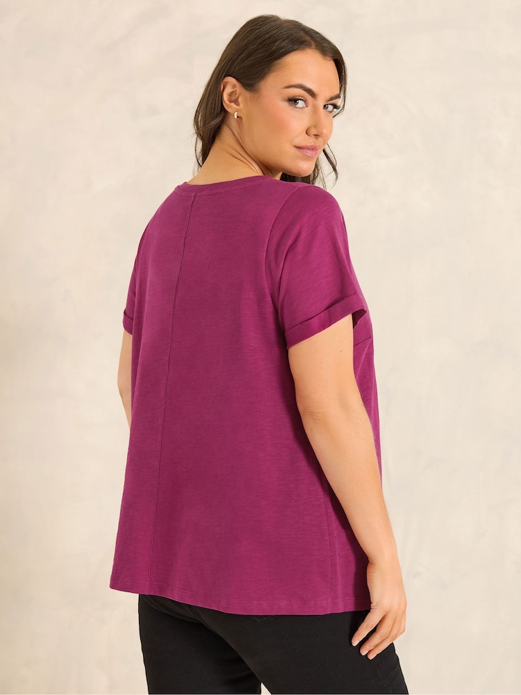 אדום - Evans חולצת טי במרקם לא אחיד - תמונה 2 מתוך 5 אדום - Evans חולצת טי במרקם לא אחיד - תמונה 2 מתוך 5