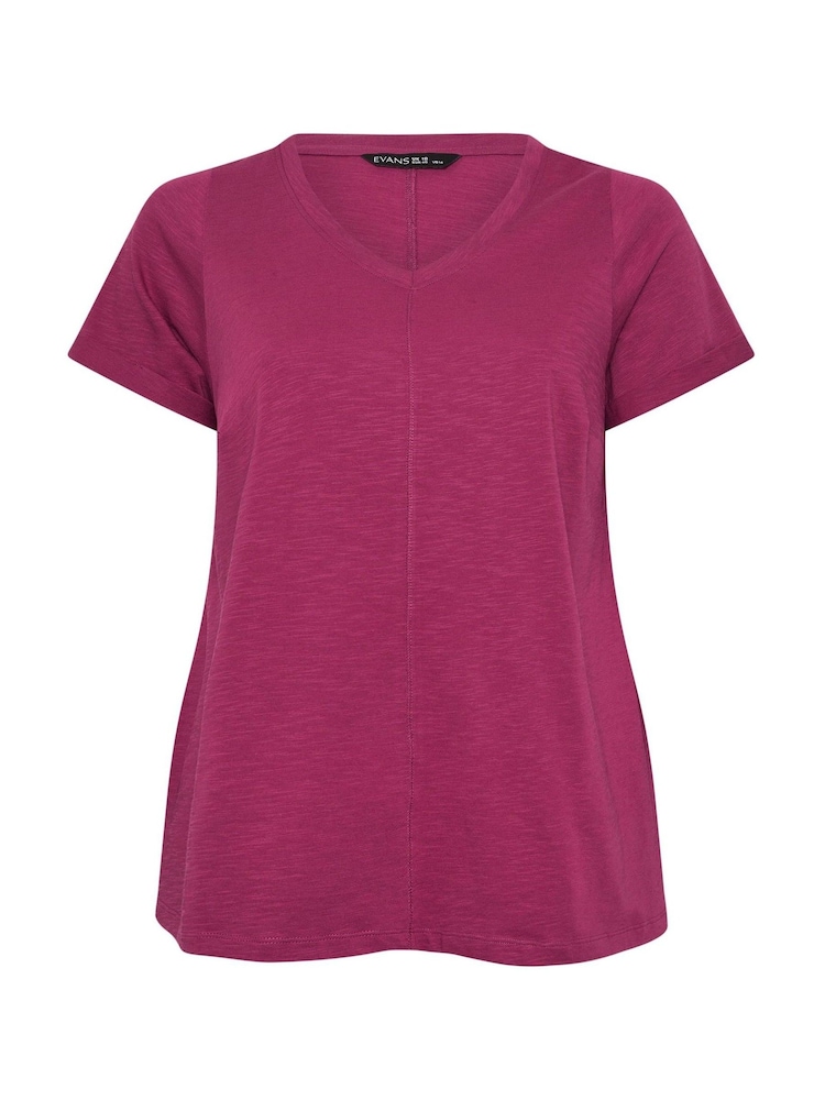 אדום - Evans חולצת טי במרקם לא אחיד - תמונה 5 מתוך 5 אדום - Evans חולצת טי במרקם לא אחיד - תמונה 5 מתוך 5
