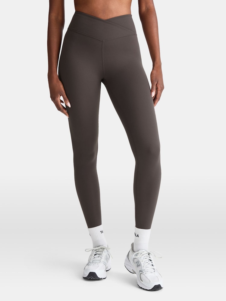Tala Brown Dayflex Wrap High Waisted Leggings - Image 1 of 3