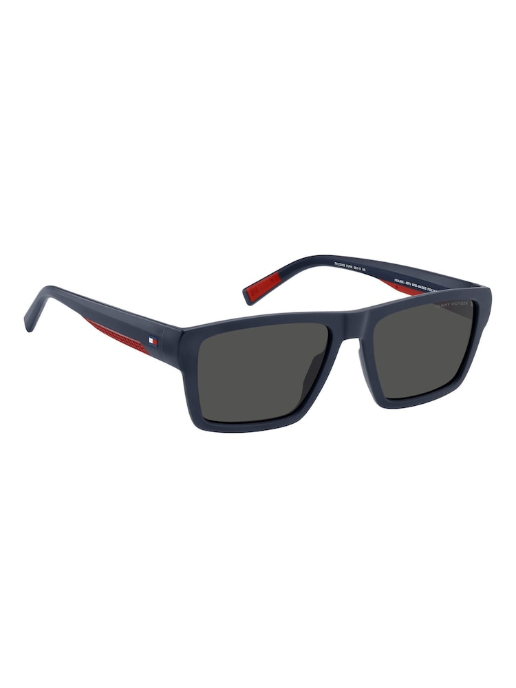 Tommy Hilfiger Blue Square Flat Top Sunglasses - Image 2 of 5