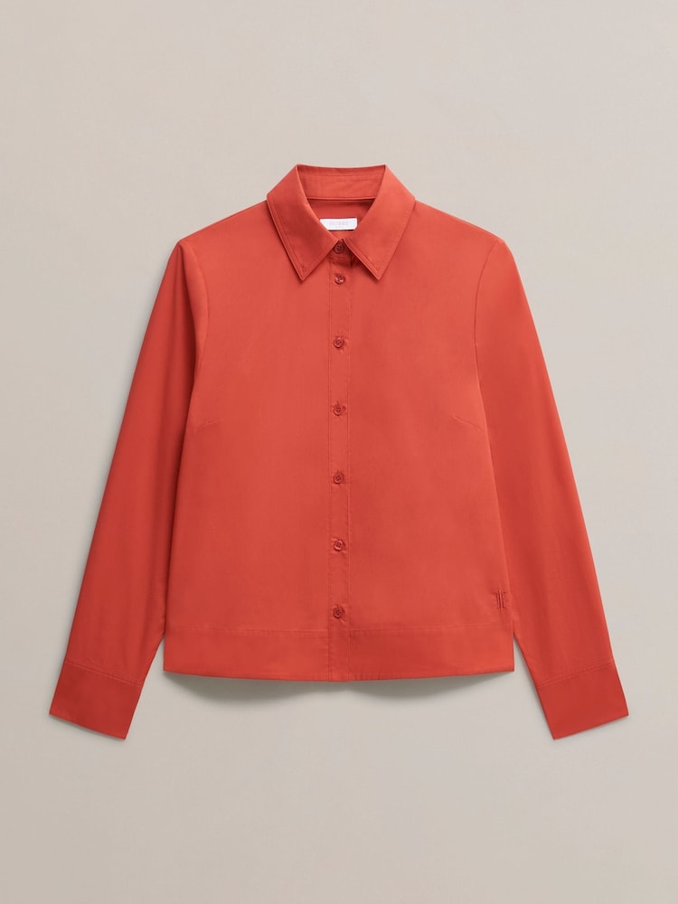 Hobbs Red Andie Shirt - Image 4 of 4 Hobbs Red Andie Shirt - Image 4 of 4