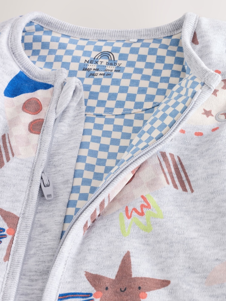 Grey Rockets 2.5 Tog Removable Sleeve Baby Sleep Bag - Image 9 of 9