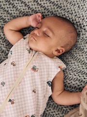 Checkerboard Cars 2.5 Tog Removable Sleeve Baby Sleep Bag - Image 3 of 5