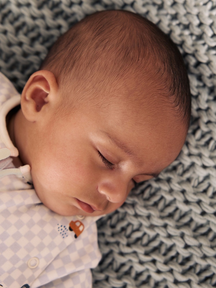 Checkerboard Cars 2.5 Tog Removable Sleeve Baby Sleep Bag - Image 5 of 5 Checkerboard Cars 2.5 Tog Removable Sleeve Baby Sleep Bag - Image 5 of 5